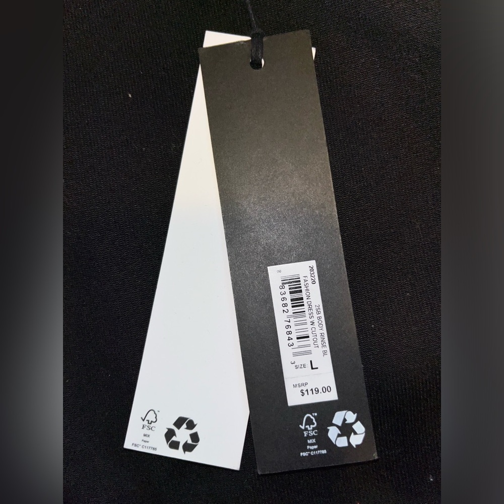 True Religion Black Cut-Out Dress - Picture 3 of 3